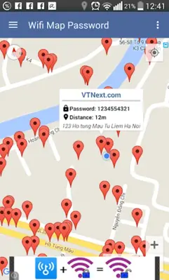 Wifi Map Passwords - Free Wifi android App screenshot 2